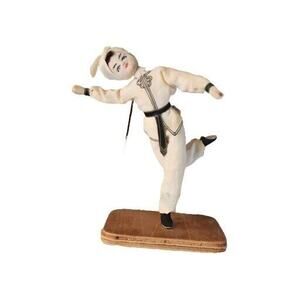 vintage asian child cloth doll